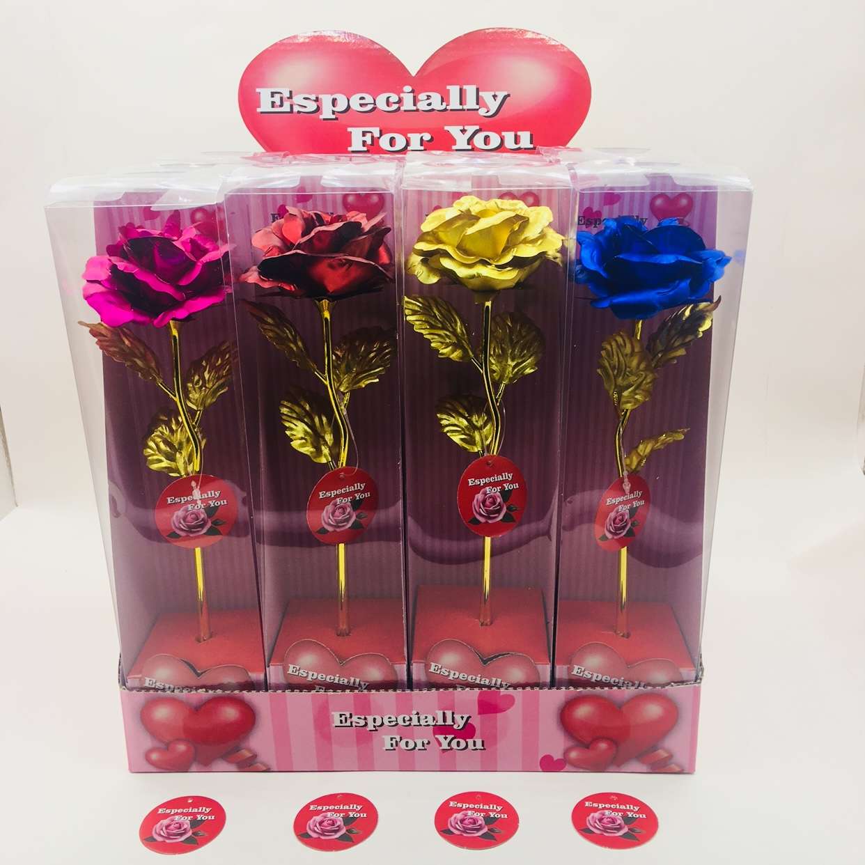 金箔玫瑰花 送老婆 送女朋友 24K金箔玫瑰花创意礼品图