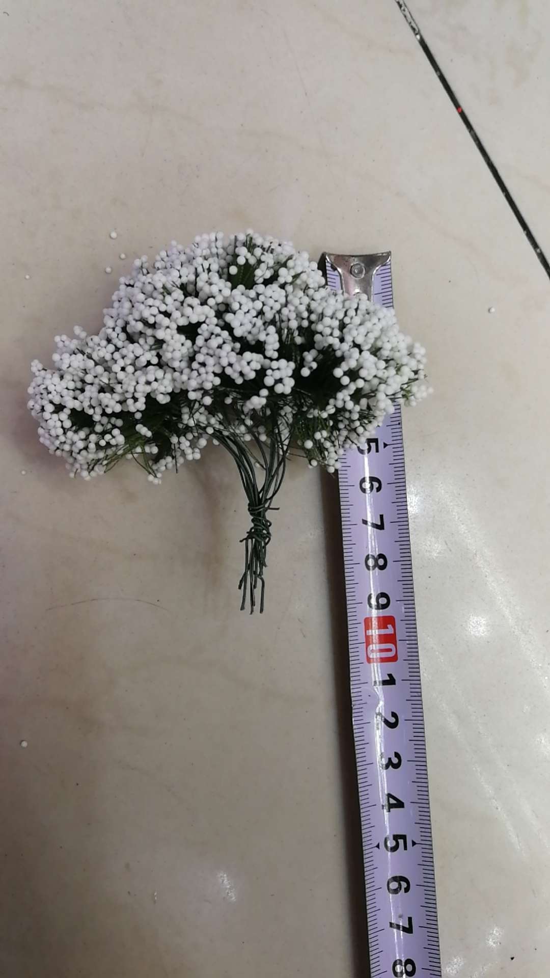 Flor de puerro espumoso