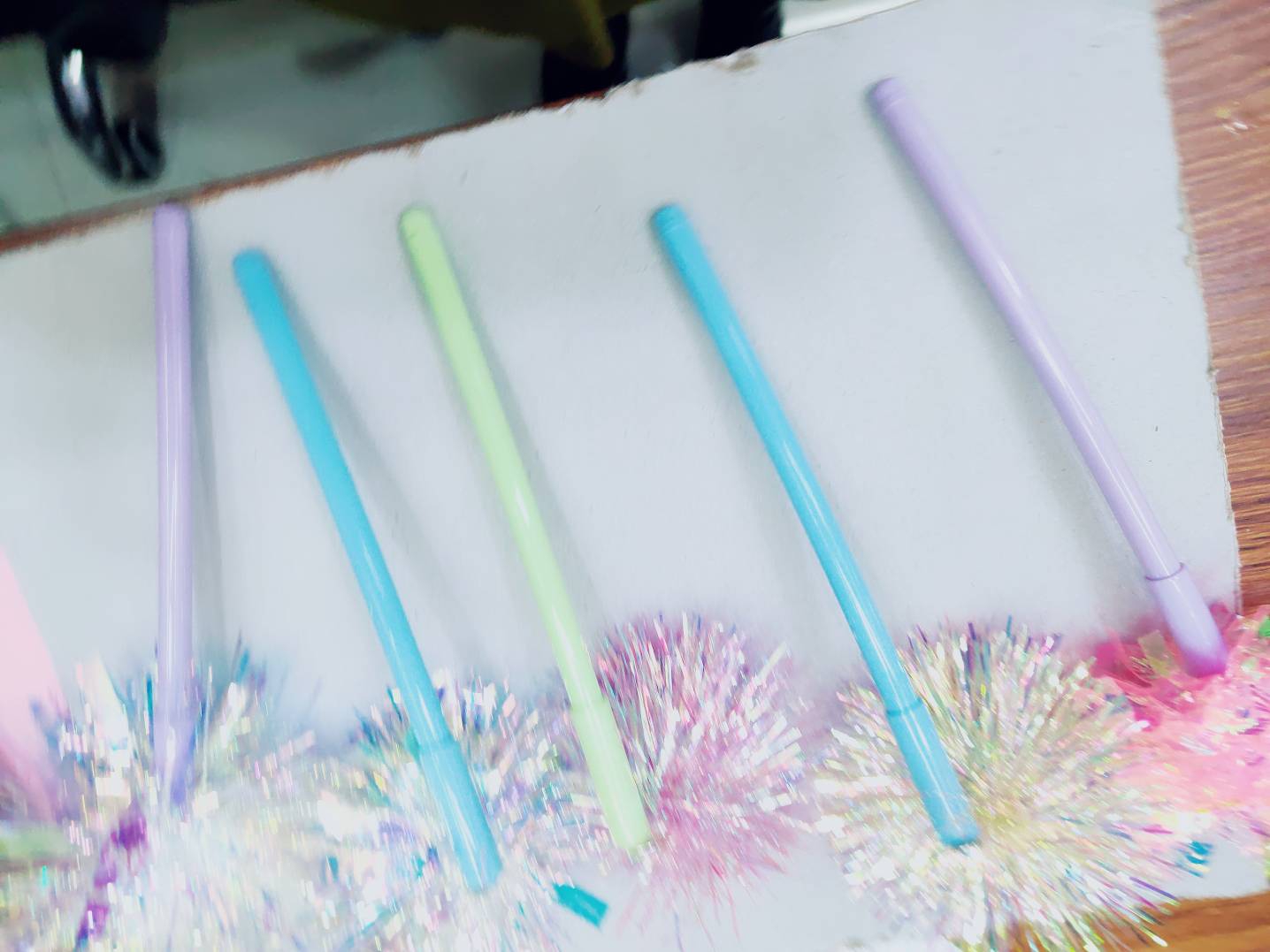 Colorful pencil gold wire ball 8.5cm thumbnail