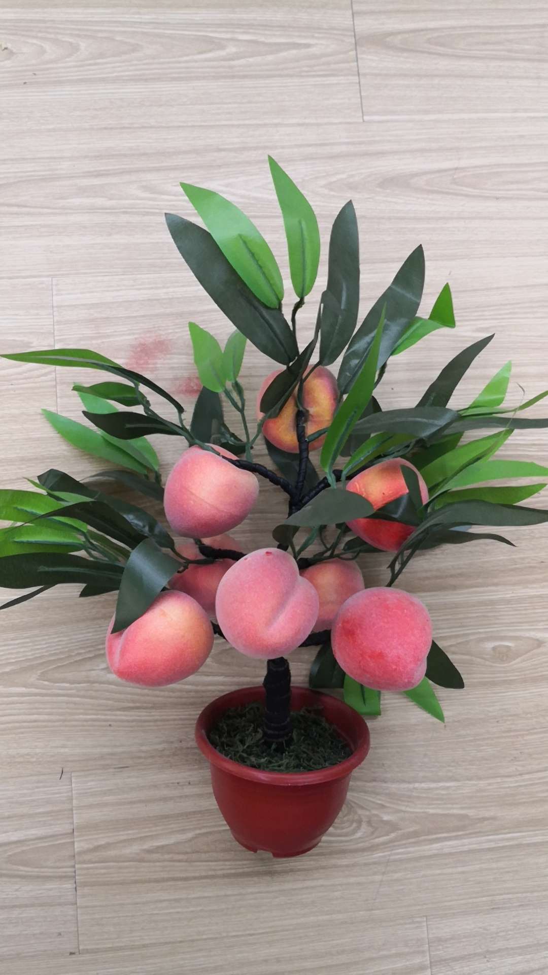 仿真桃子盆栽