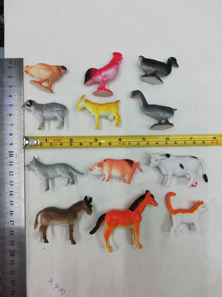 PVC塑胶仿真农场动物模型12款YL-073