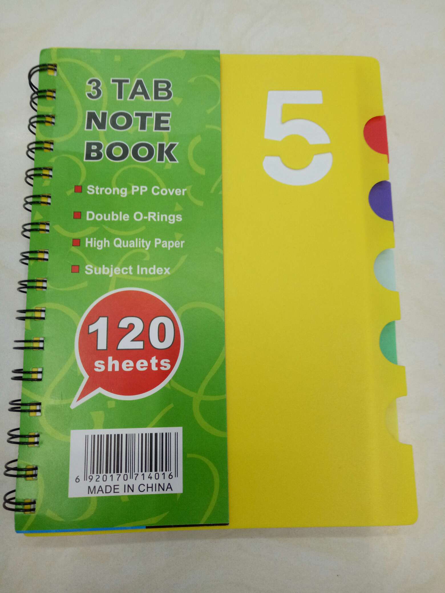 A5pp alternate pages, 120 sheets of 5 alternate pages, mixed colors 4-5 thumbnail