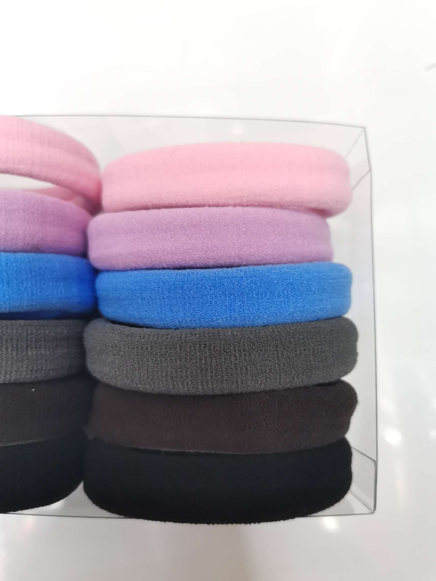 Korean version high-elasticity seamless thick rubber band 12-piece box set of Moon Young accessories Specification image