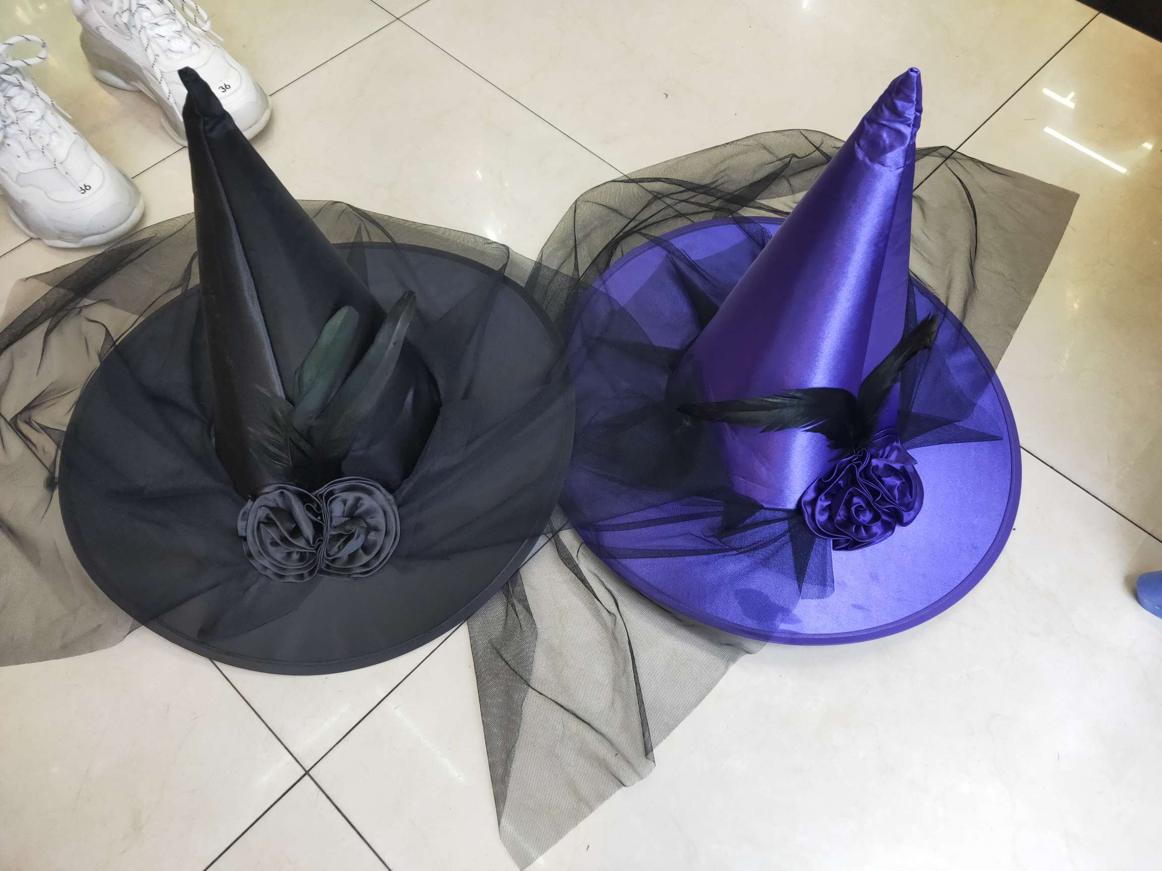 Sponge composite rose witch hat thumbnail