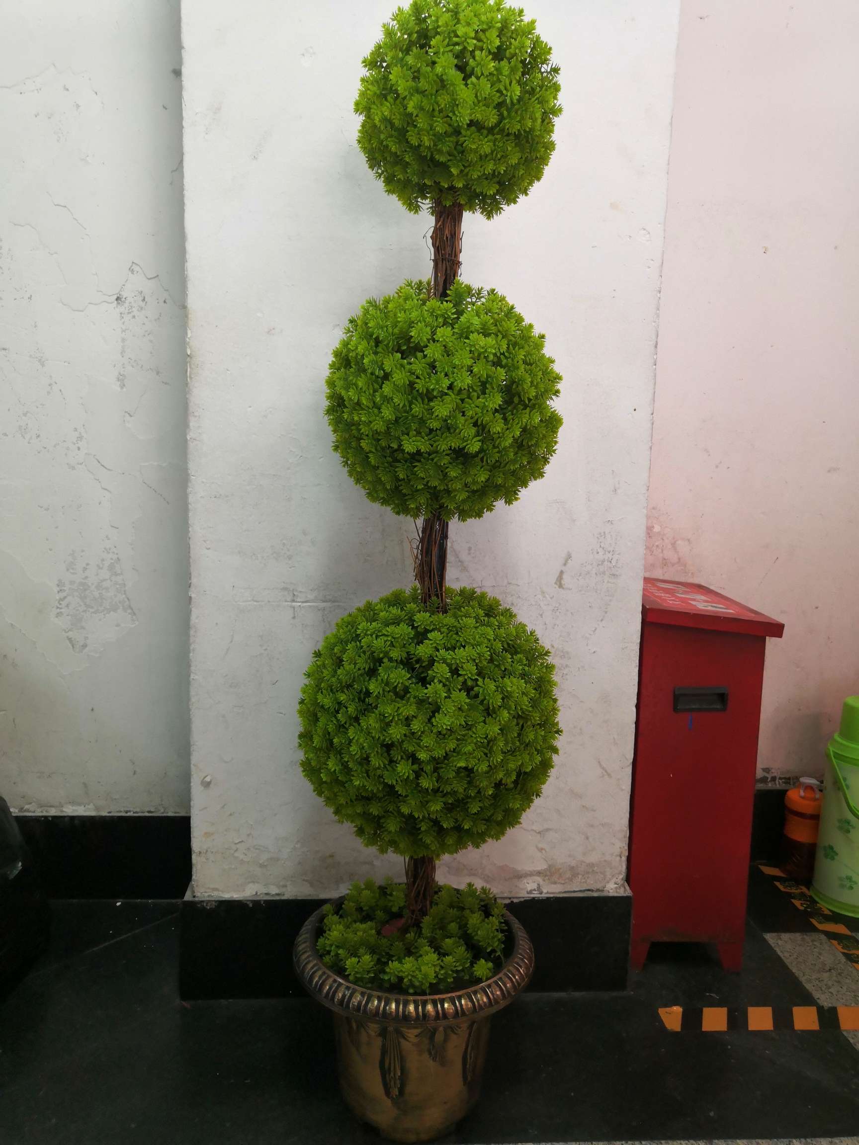 仿真盆栽实物图