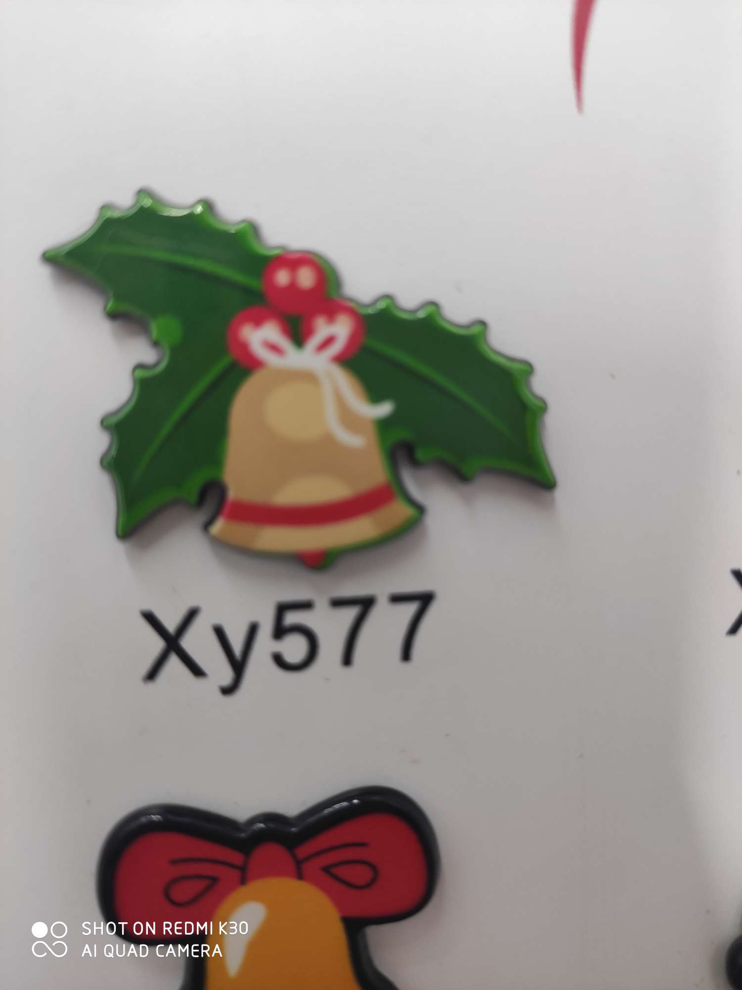 亚克力印花圣诞铃铛