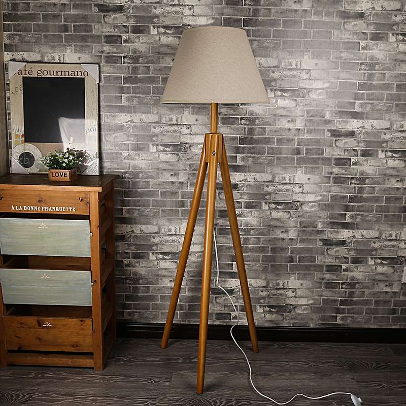 On The Floor Lamp Living Room Simple Post-Modern Creative Light Nordic American Home Design Triangle Vertical Table Lamp undefined