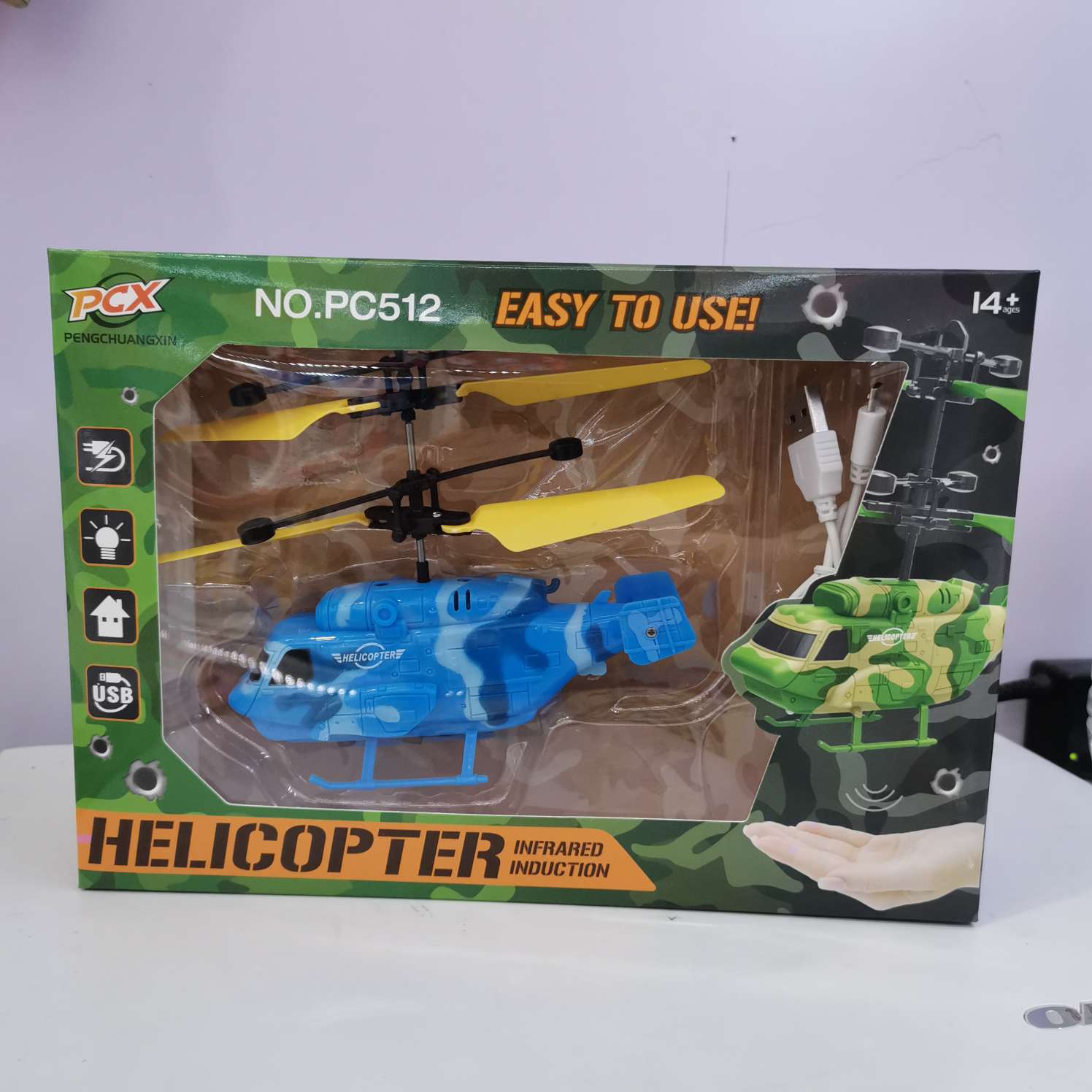 Luminous gesture sensing aircraft transporter