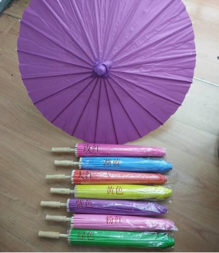 涂鸦绘画纸伞细节图