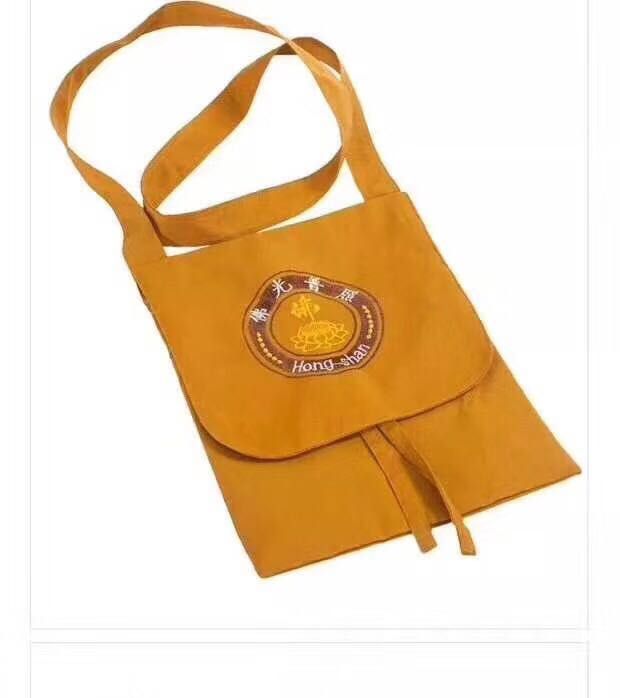 Buddha bag, single-shoulder bag, monk bag, incense bag, crescent-shaped bag, men's and women's diagonal cross canvas, Buddhist monk bag, layperson bag, Buddha bag, monk bag details Picture