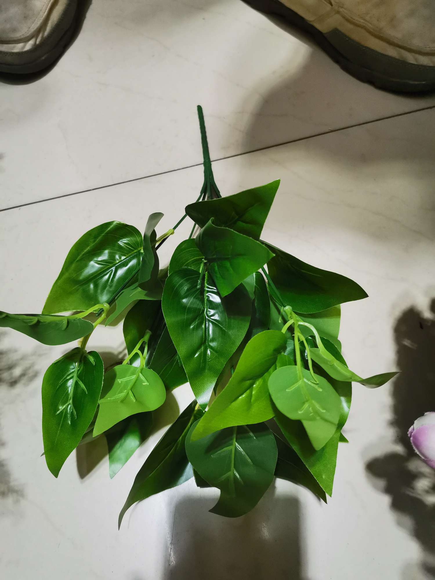 仿真花  仿真7叉绿萝  植物墙叶子