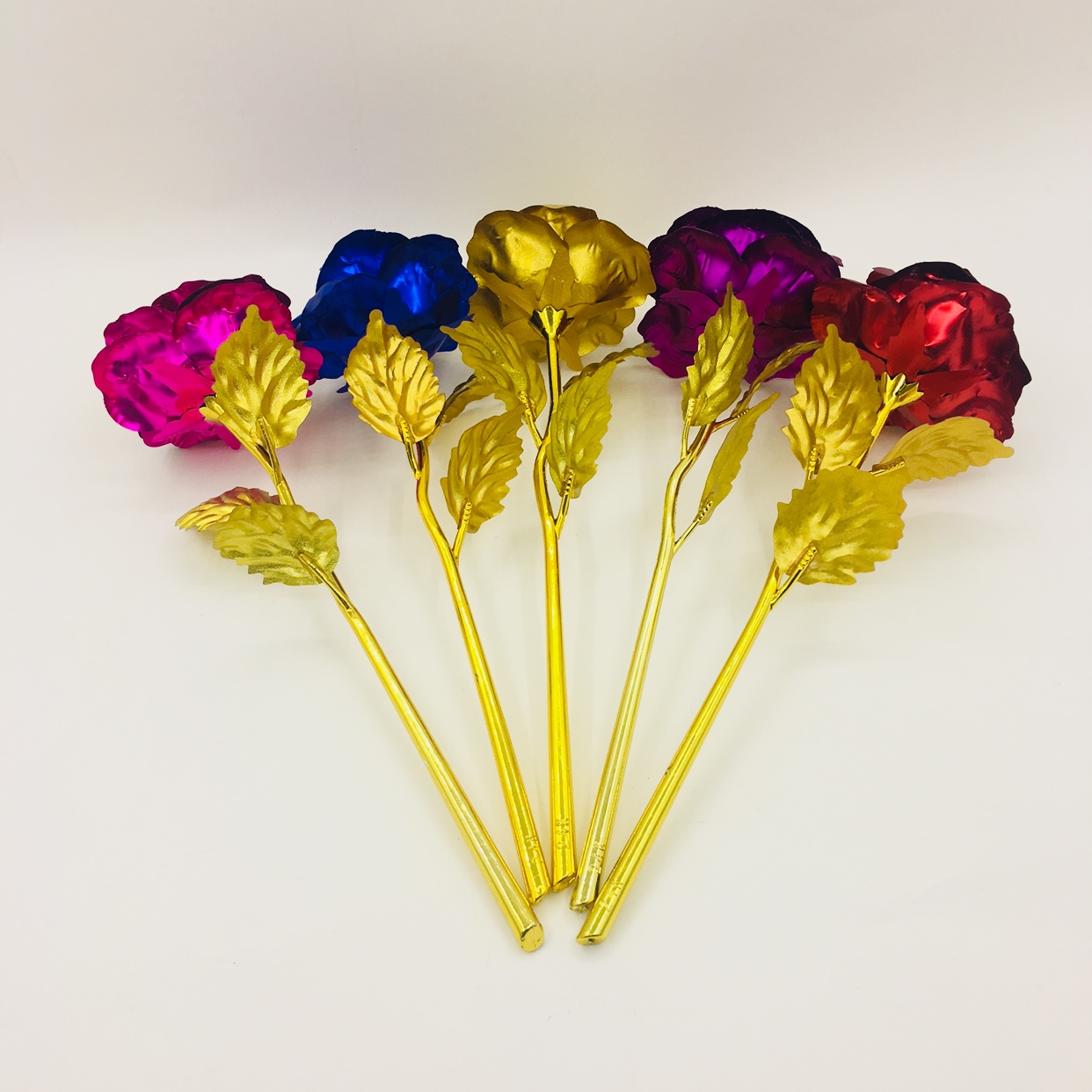 24K gold foil rose artificial flower Application Scenario