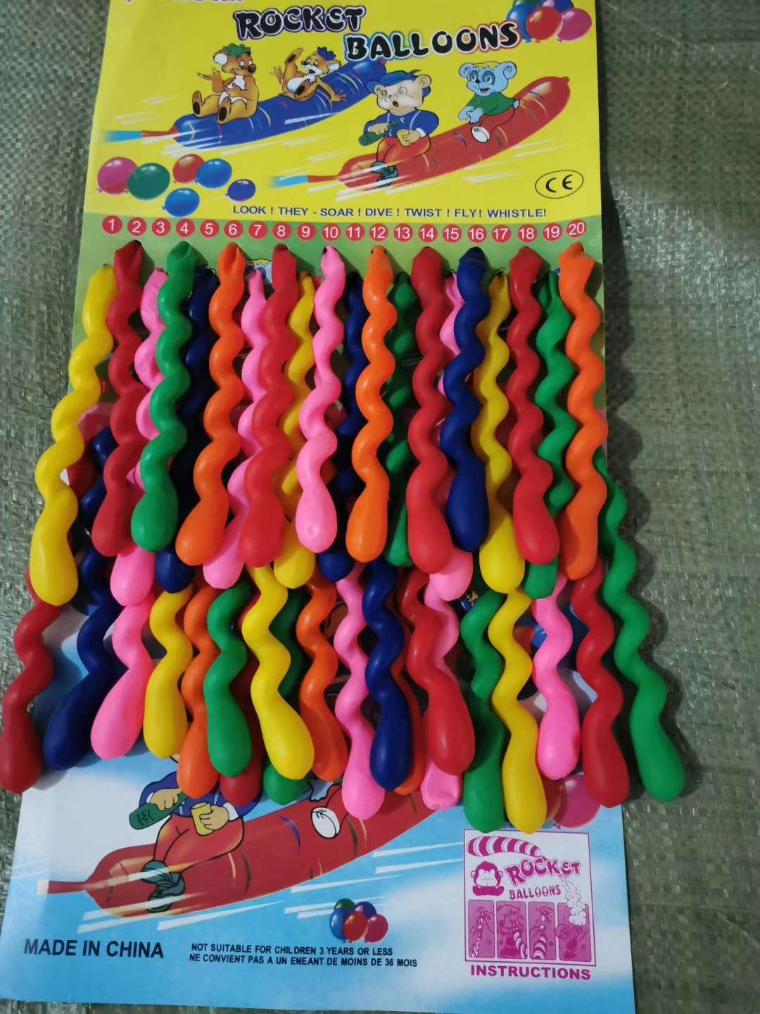 Dragon ball, latex balloon, shaped balloon