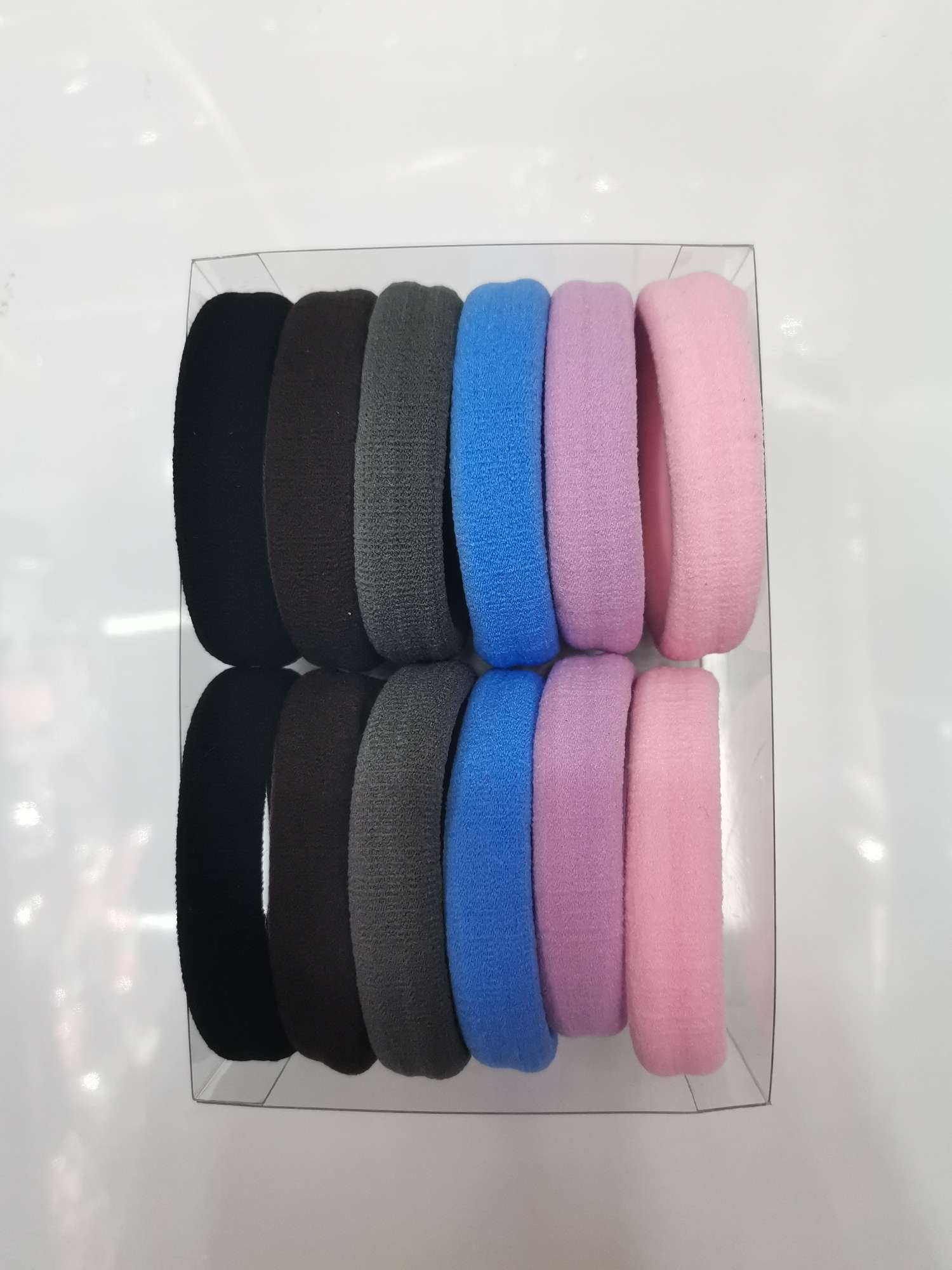 Korean version high-elasticity seamless thick rubber band 12-piece box set of Moon Young accessories