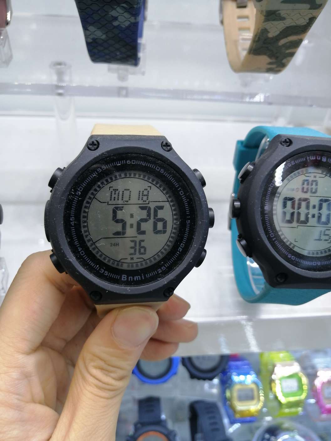 Retro fashion, glass resin, water-resistant men's and women's watches undefined