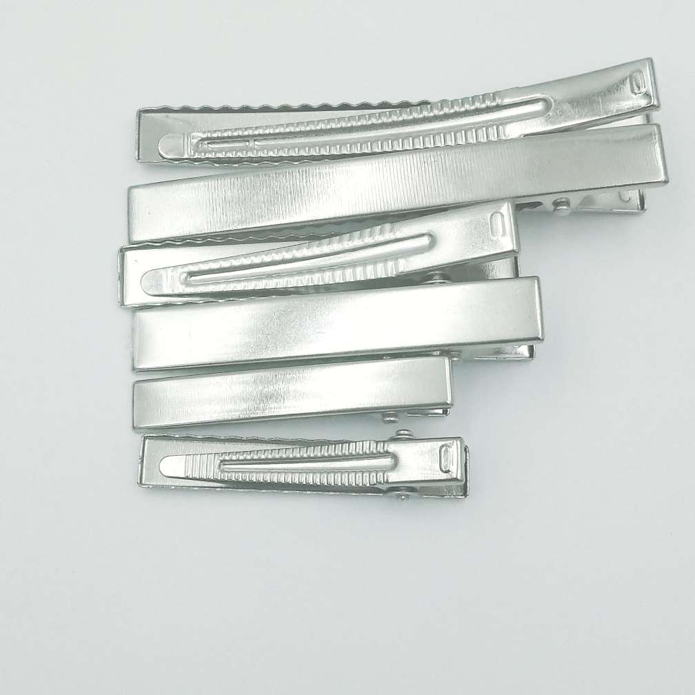 6cm加厚方夹DIY饰品配件镍色鸭嘴夹手工制作DIY发夹自做夹发饰手作饰品夹子发卡头饰蝴蝶结材料配件详情图7