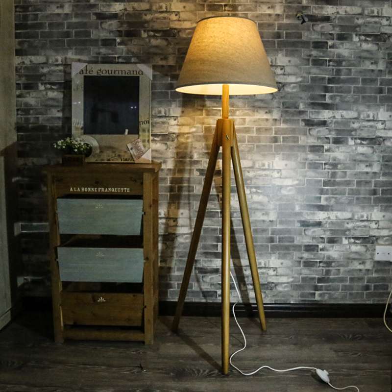 On The Floor Lamp Living Room Simple Post-Modern Creative Light Nordic American Home Design Triangle Vertical Table Lamp undefined