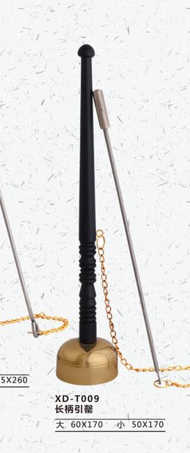 The "Yin Qing" ritual object is a Buddhist and Taoist item. It is made of copper and has a straight handle. It is used for chanting Buddhist scriptures in large, medium and small sizes details Picture