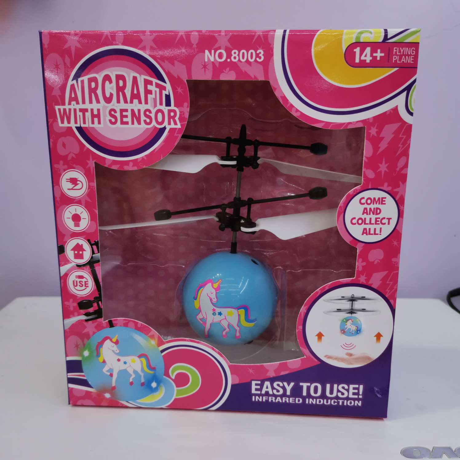 Light-sensing flying unicorns