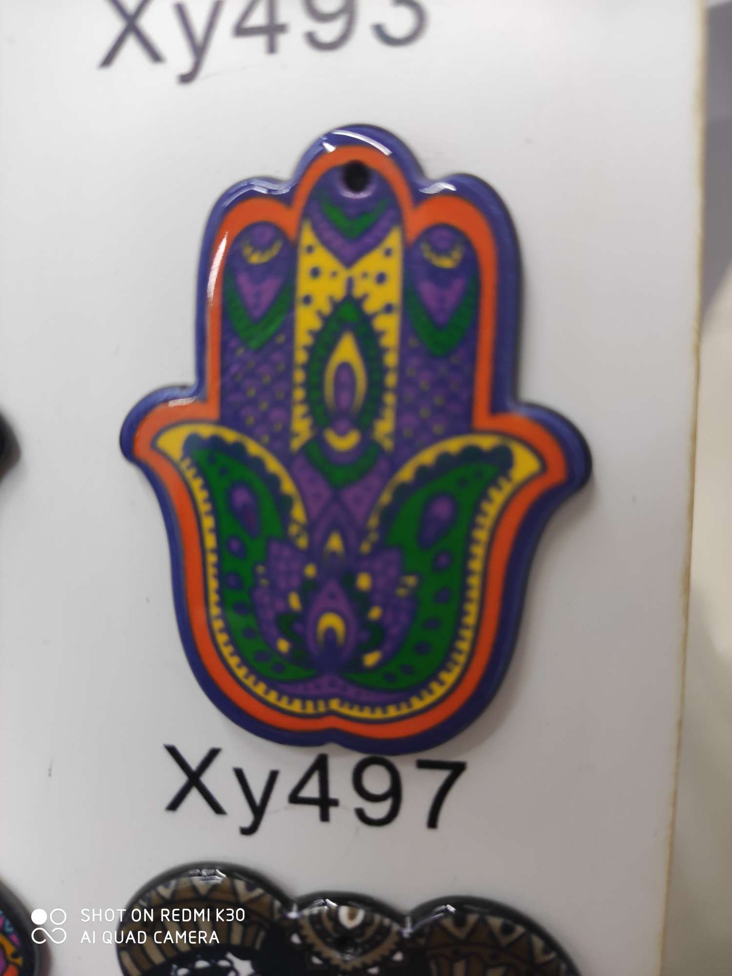 亚克力手掌花饰品配件