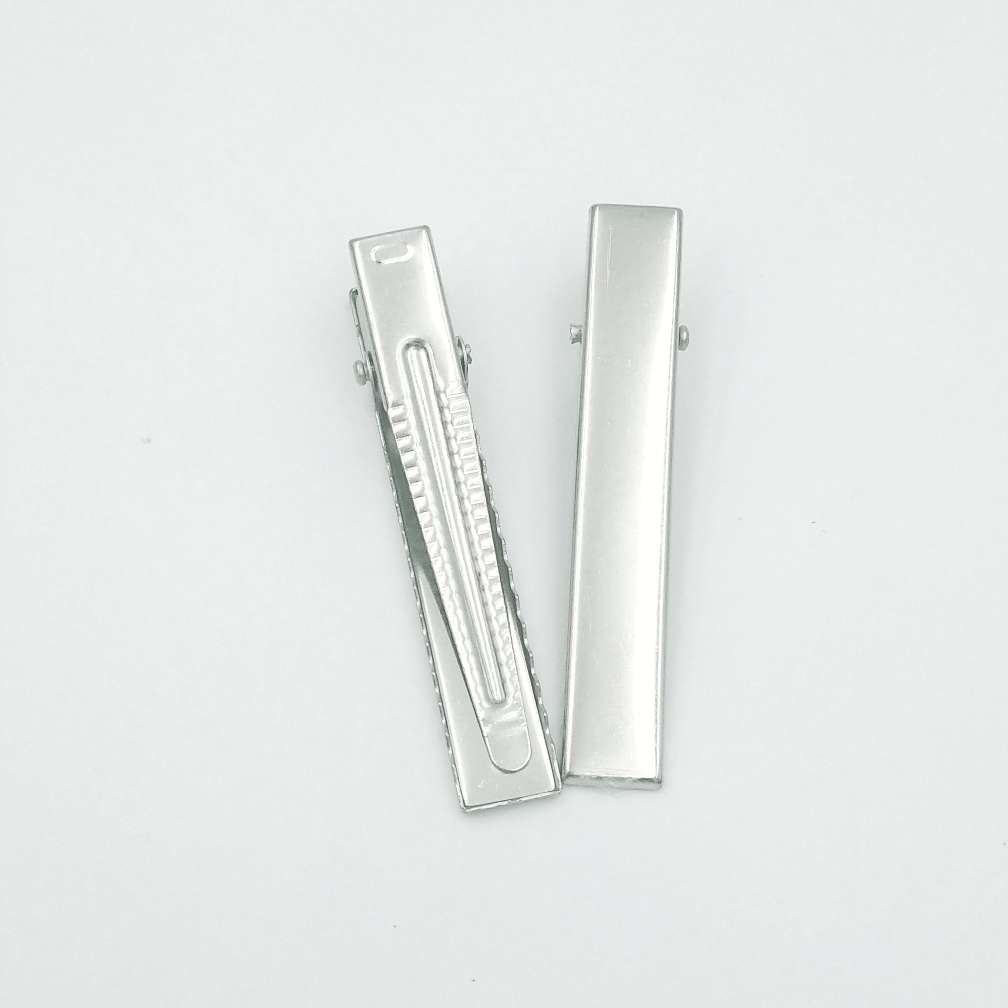 6cm加厚方夹DIY饰品配件镍色鸭嘴夹手工制作DIY发夹自做夹发饰手作饰品夹子发卡头饰蝴蝶结材料配件