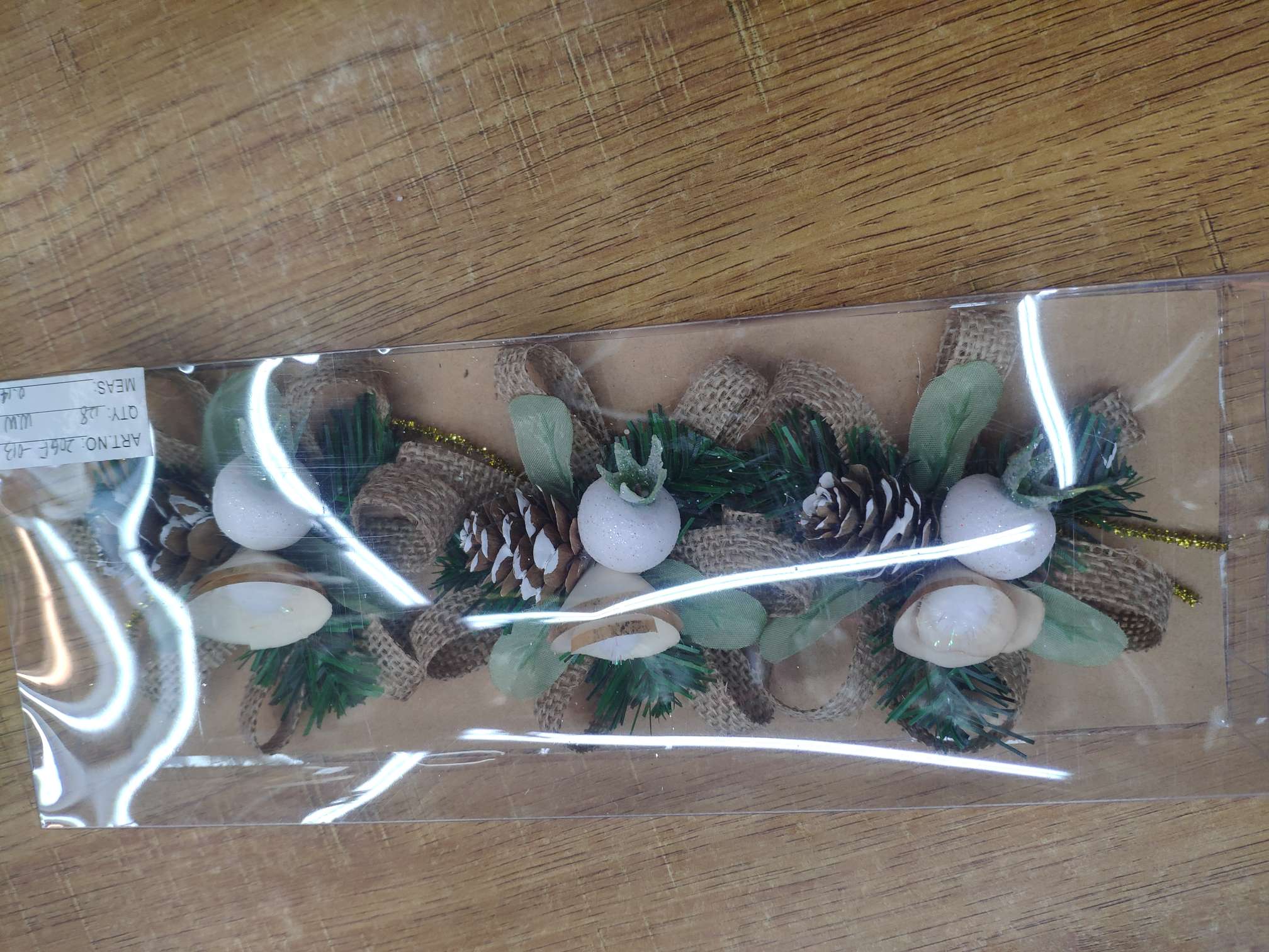 Christmas linen pendant thumbnail