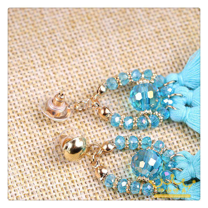 Elegant earrings, long pendants, personalized earrings, stud earrings, crystal tassels, earrings for women Application Scenario