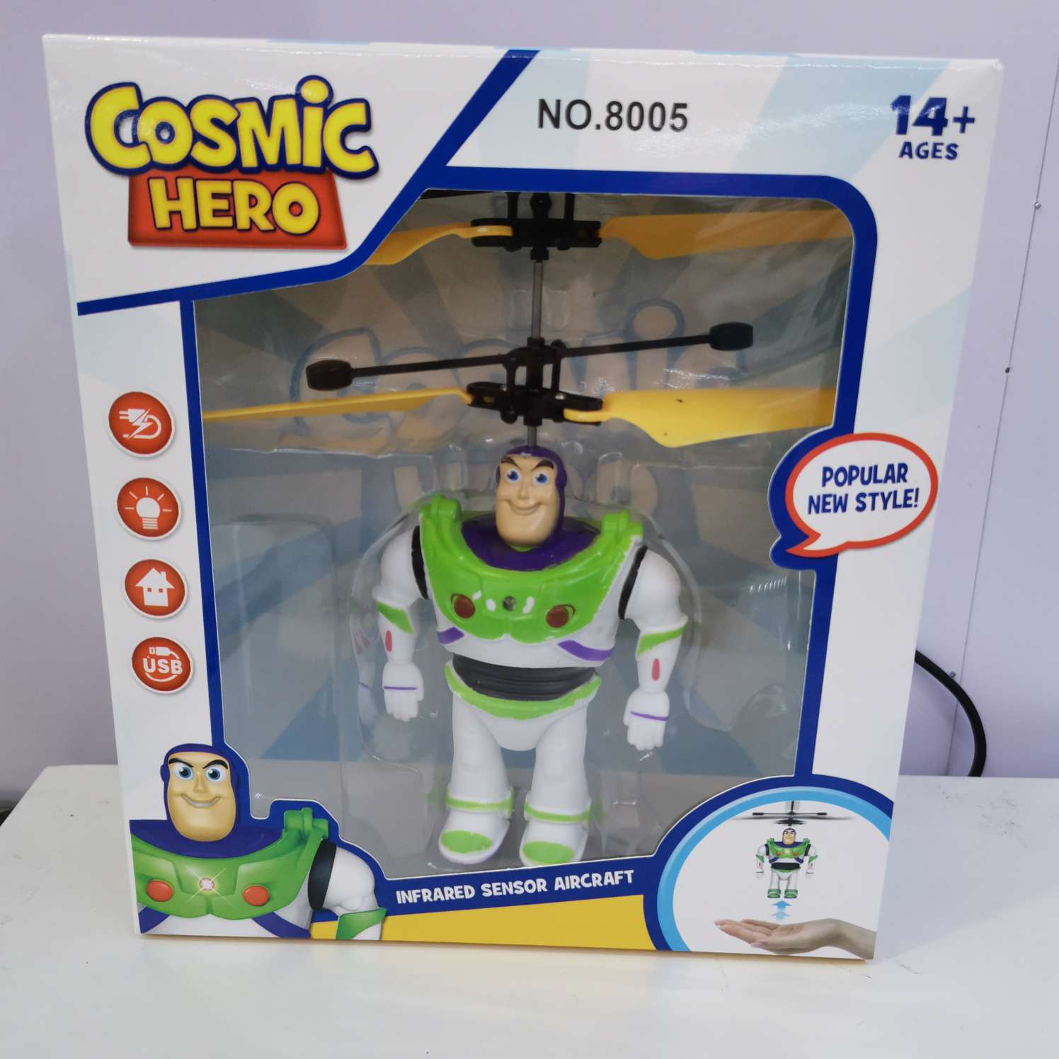 The light-emitting gesture sensing vehicle Buzz Lightyear