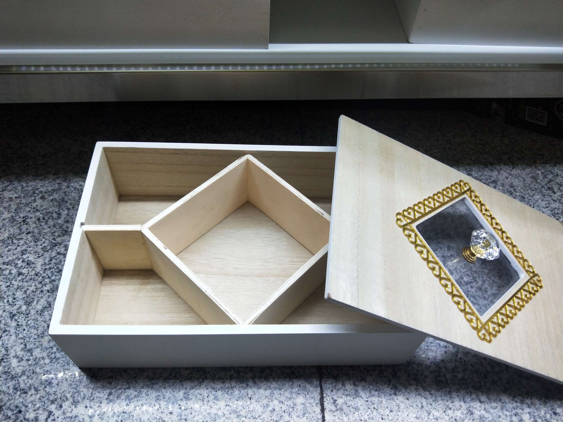 Wood crafts home decoration tea box gift box manufacturers direct sales thumbnail