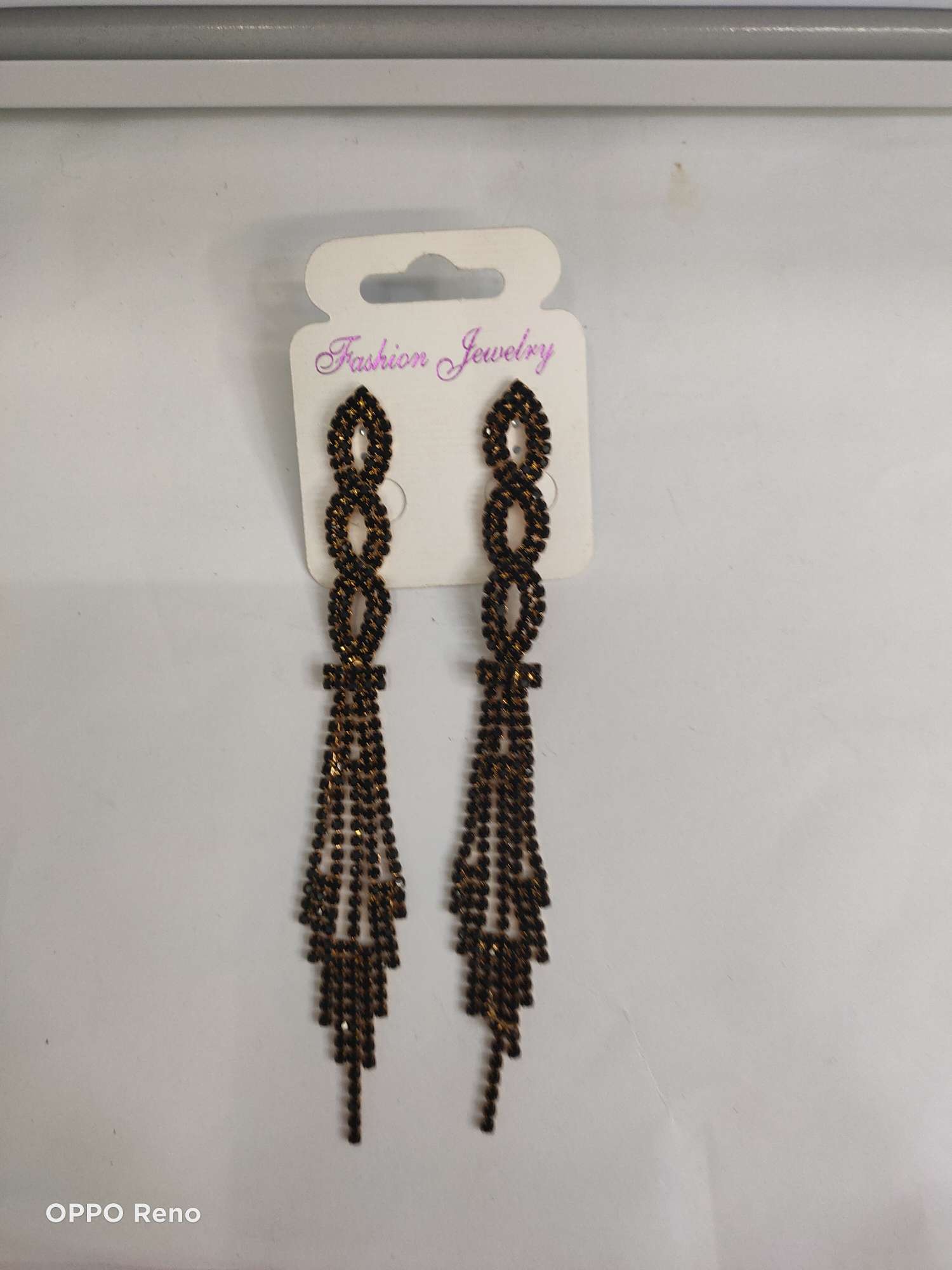 Korean fashion claw chain earrings thumbnail