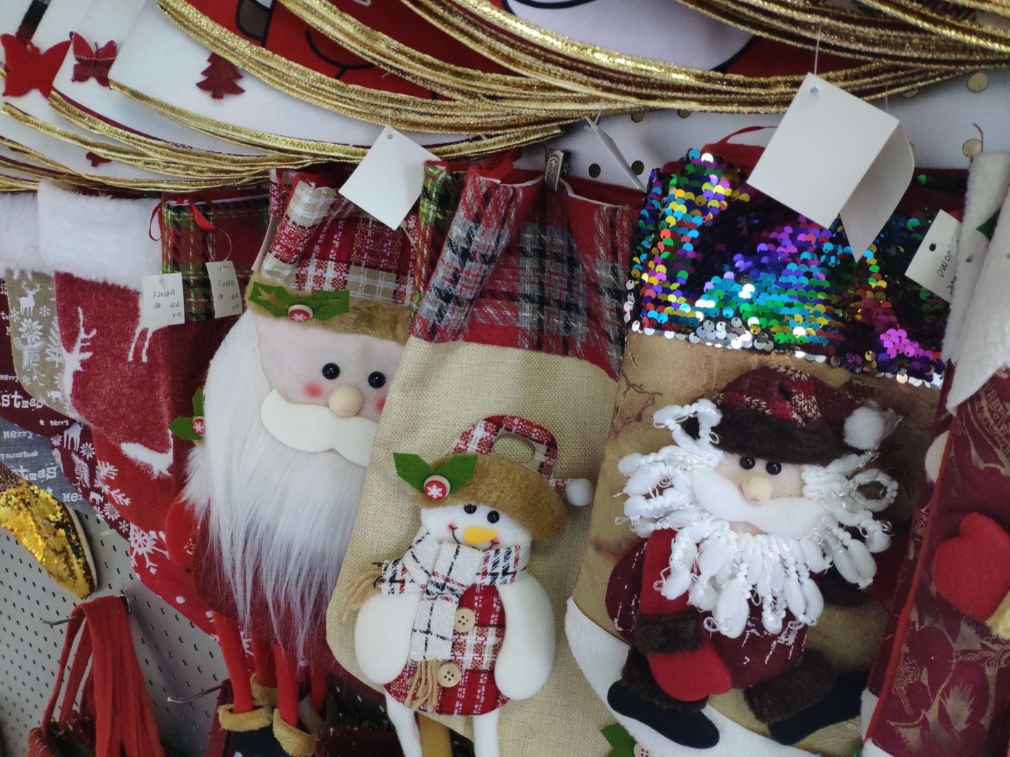 Christmas stockings in various sizes thumbnail