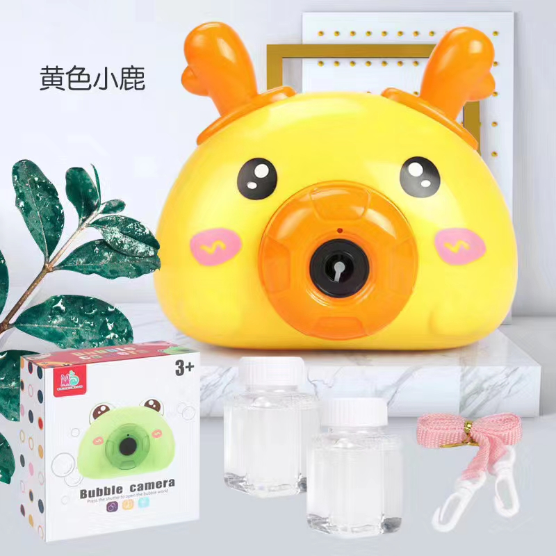 网红吹泡泡机照相机儿童电动玩具少女心抖音同款小猪枪棒器水批发细节图