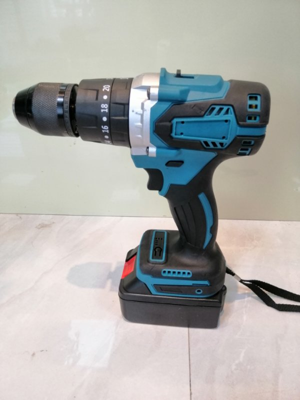 Hand drill Lithium drill Power tools Electric screwdriver brushless plate hand Specification drawing