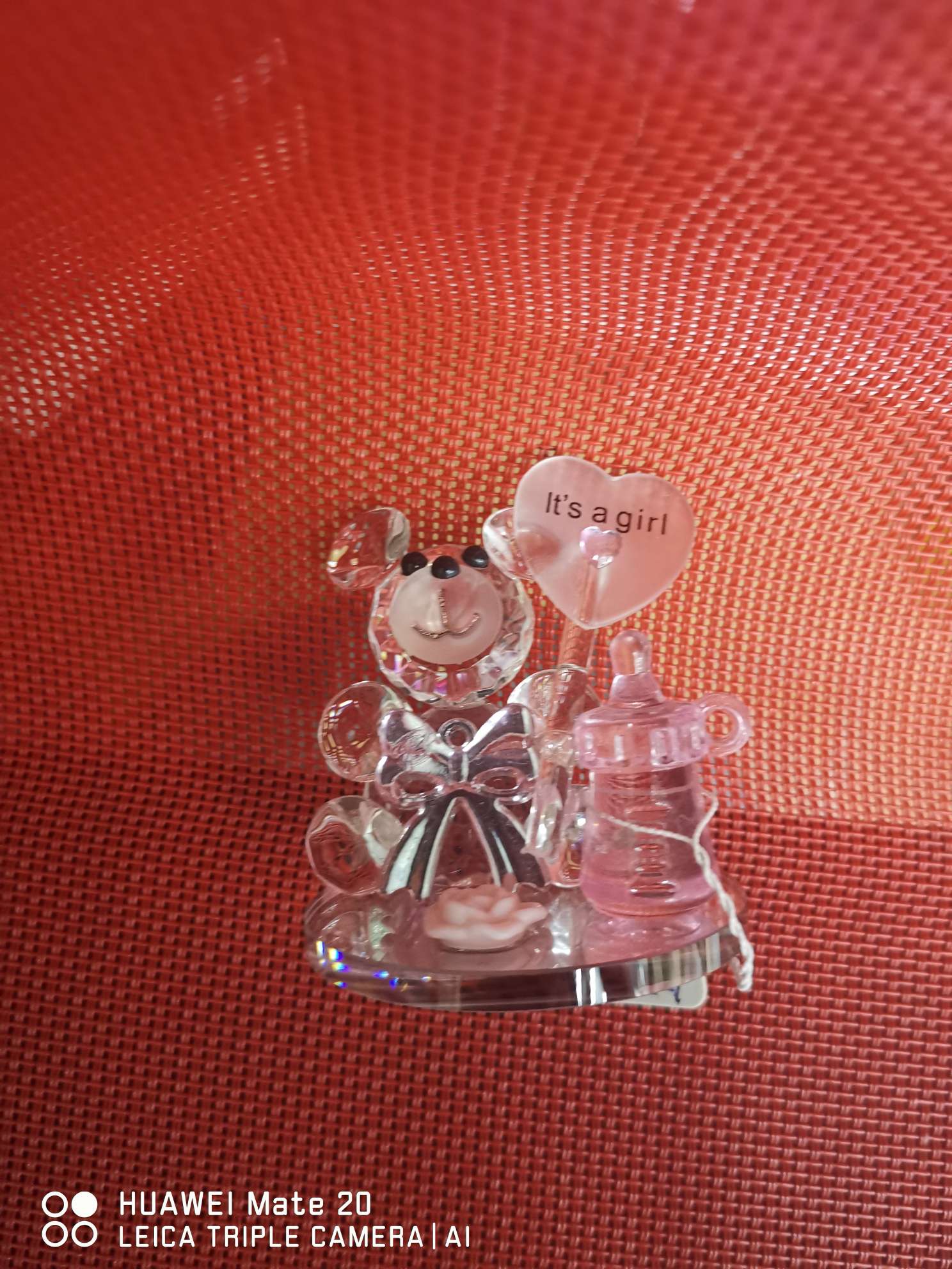 Crystal panda with pacifier thumbnail