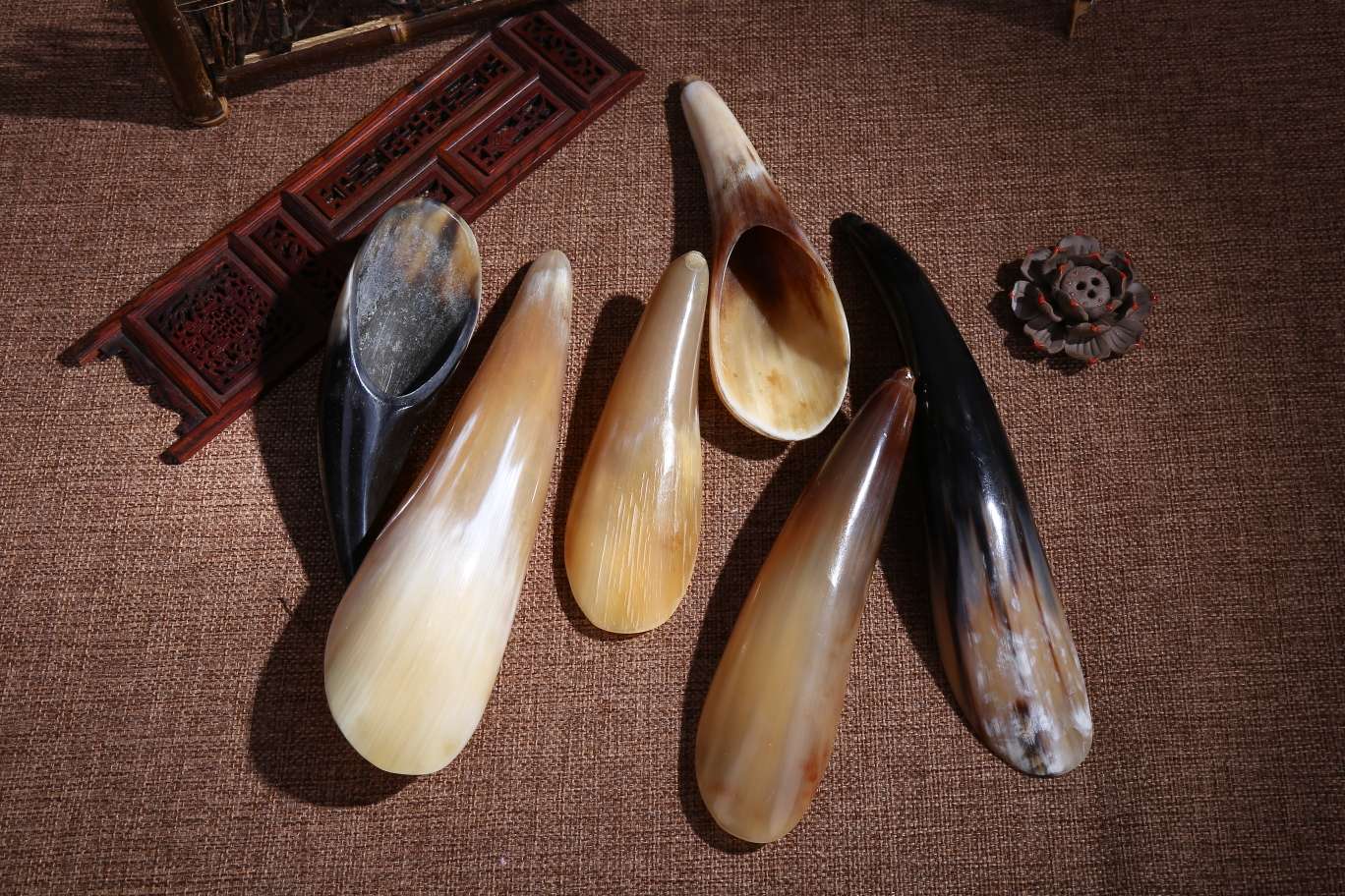 卜雅天然牛角刮痧桶经络推拿个人护理按摩用品点穴棒桶男士护理身体清洁