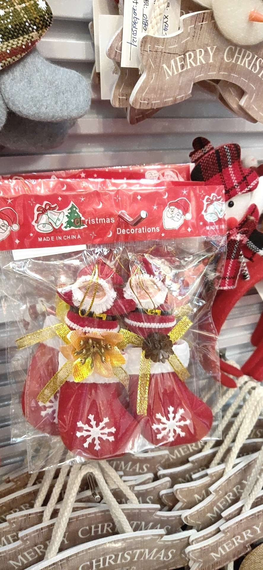 老人袜子挂件