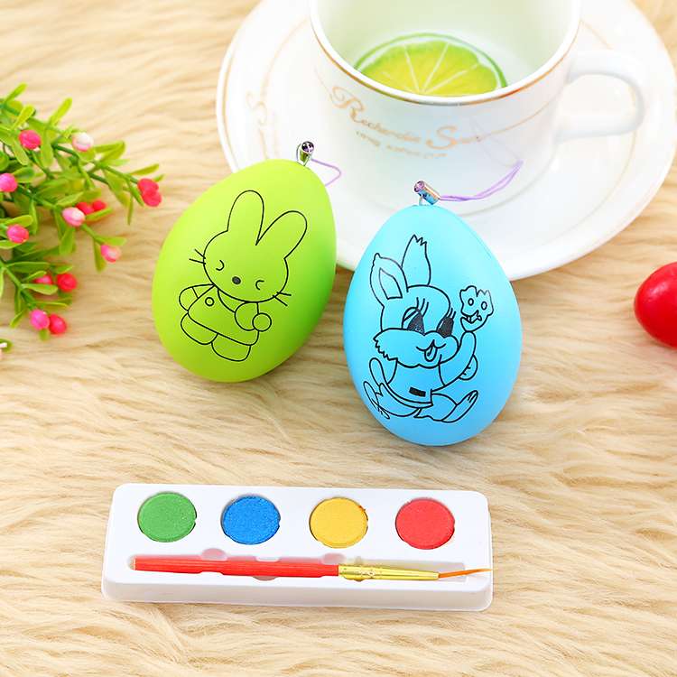 Six-in-one Children's Painted Egg Drawing Card Puzzle toy Application Scenario
