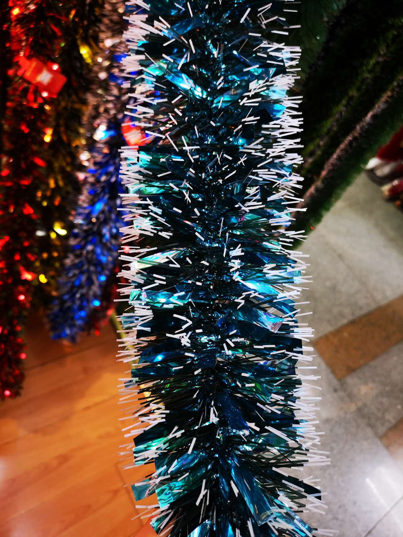 Christmas decorative ribbons, a variety of Christmas colors in blue, can be mixed
