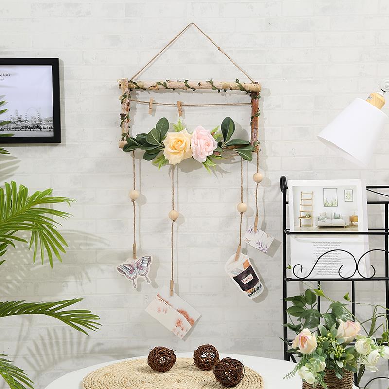 A popular square photo wall made of solid wood in foreign trade