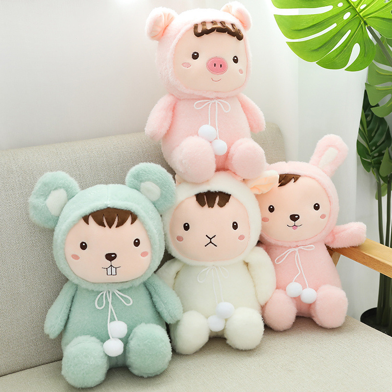 New cute plush toy figurines of baby mice
