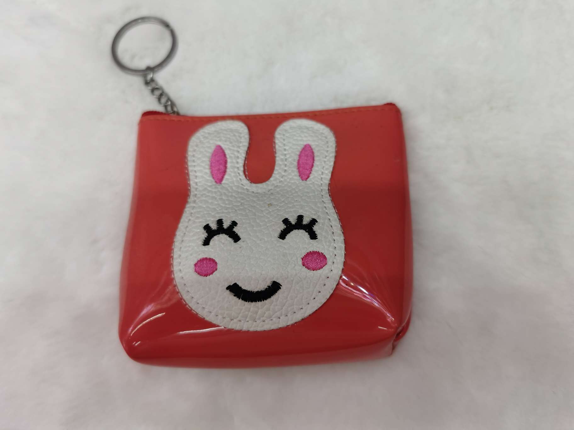 Rabbit bag embroidered in bright leather thumbnail