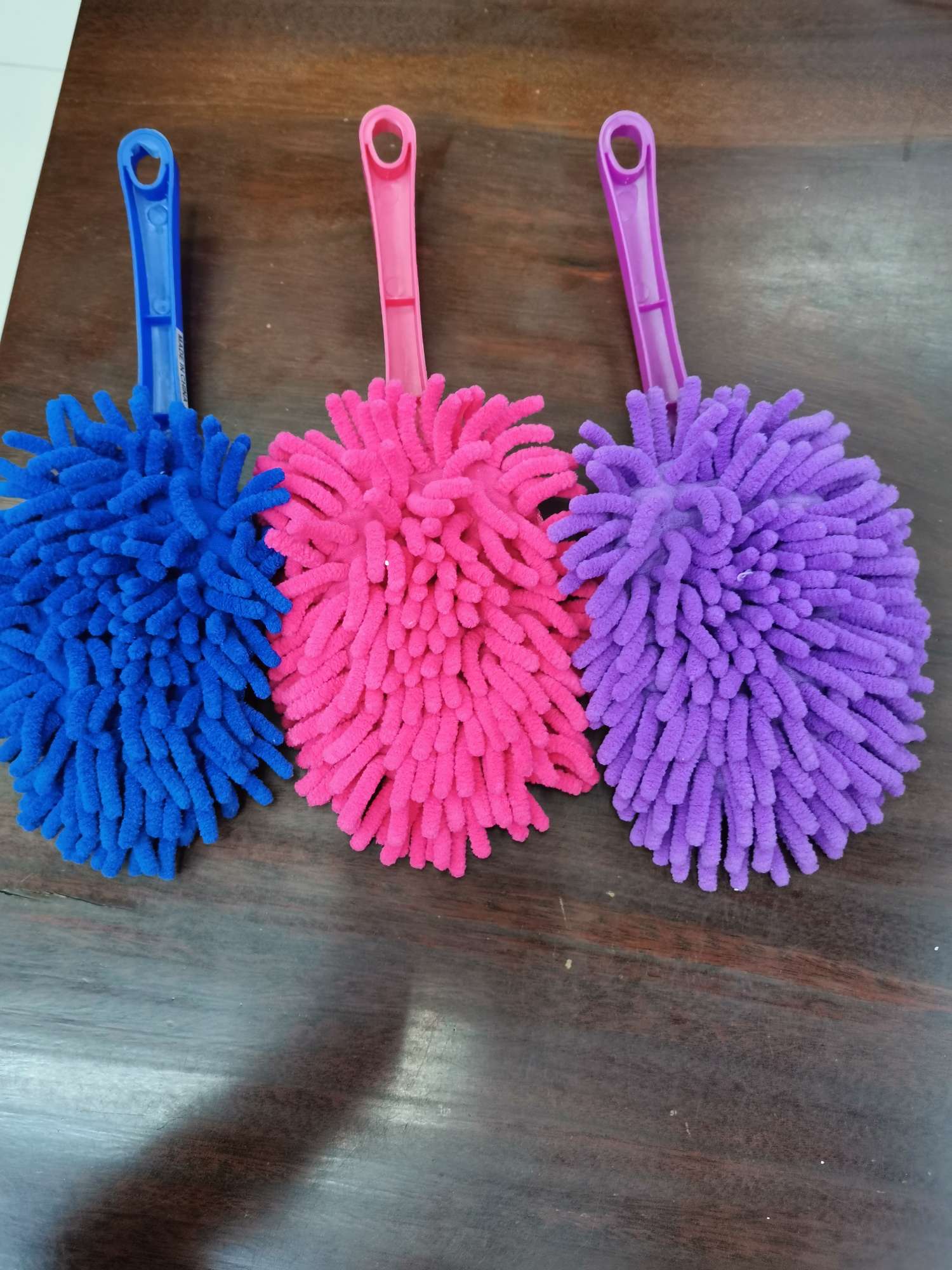 丿L乙-135洁丽竹拆卸雪尼尔除尘掸除尘扫鸡毛掸子家用清洁掸洗车用除尘刷汽车用品产品图