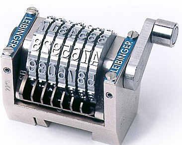 GTO numbering machine 7-digit 22.3 Model Horizontal, vertical Heidelberg pager numbering machine