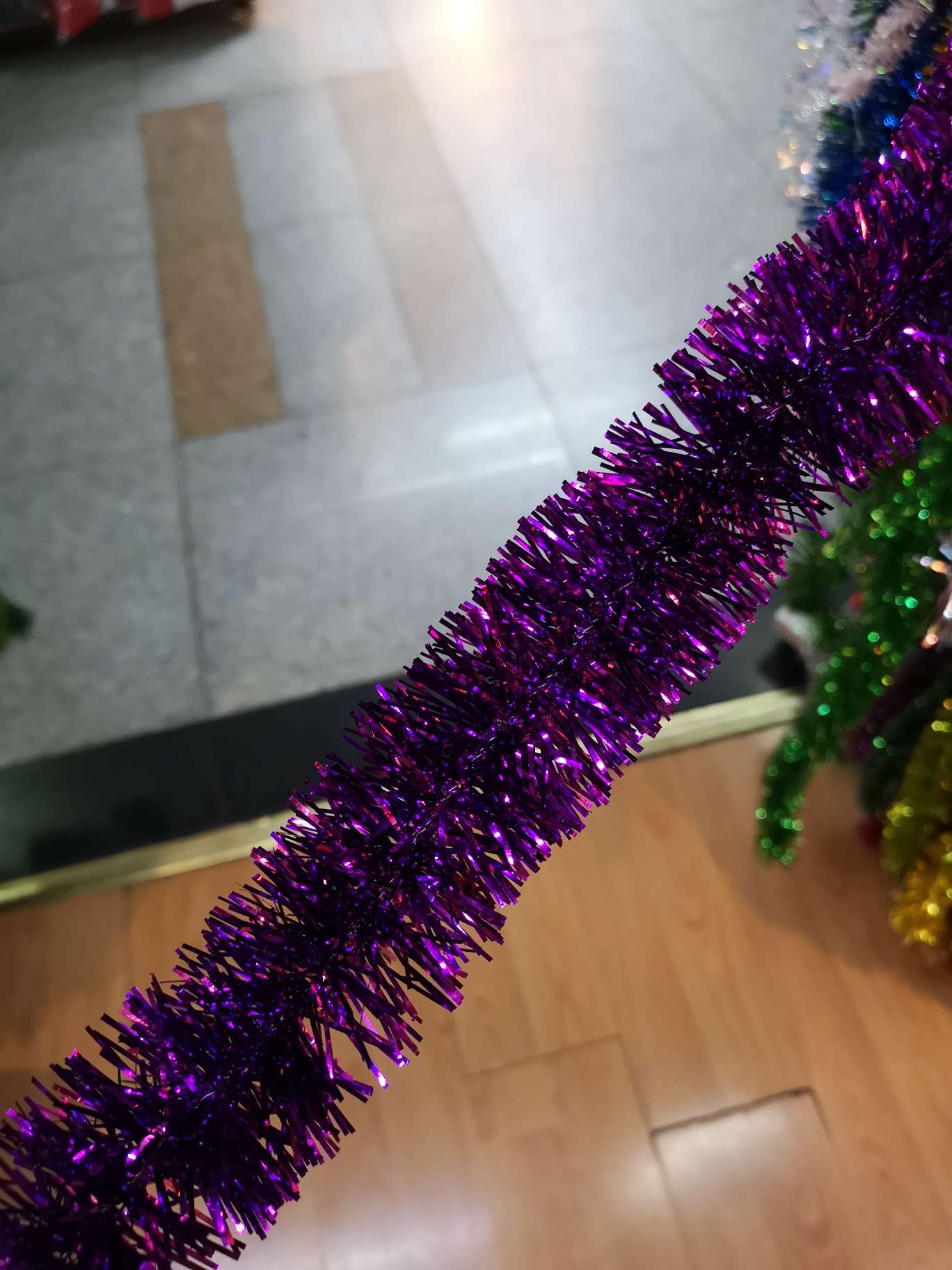 Christmas ribbons, purple, can be mixed colors