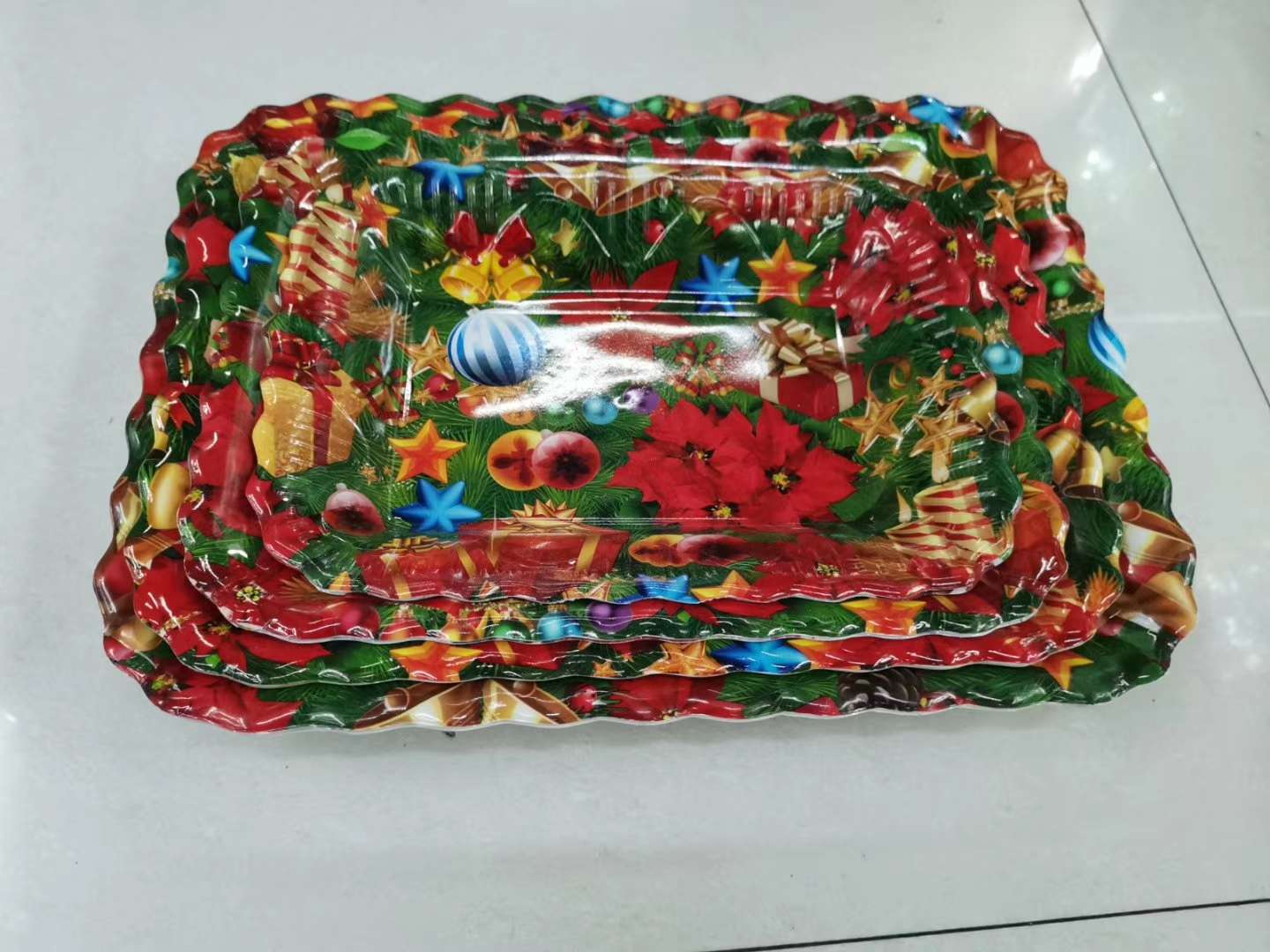 لوحة فاكهة بلاستيكية