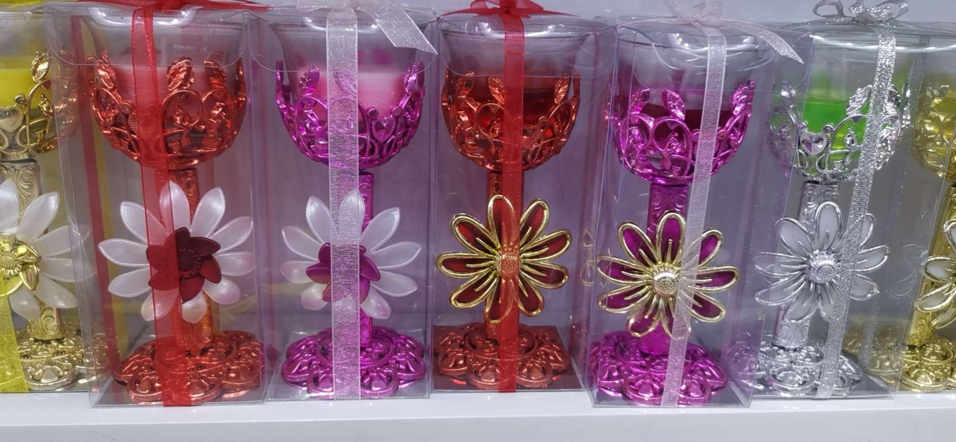 Plastic glass candle Decal Gift wedding scented candle