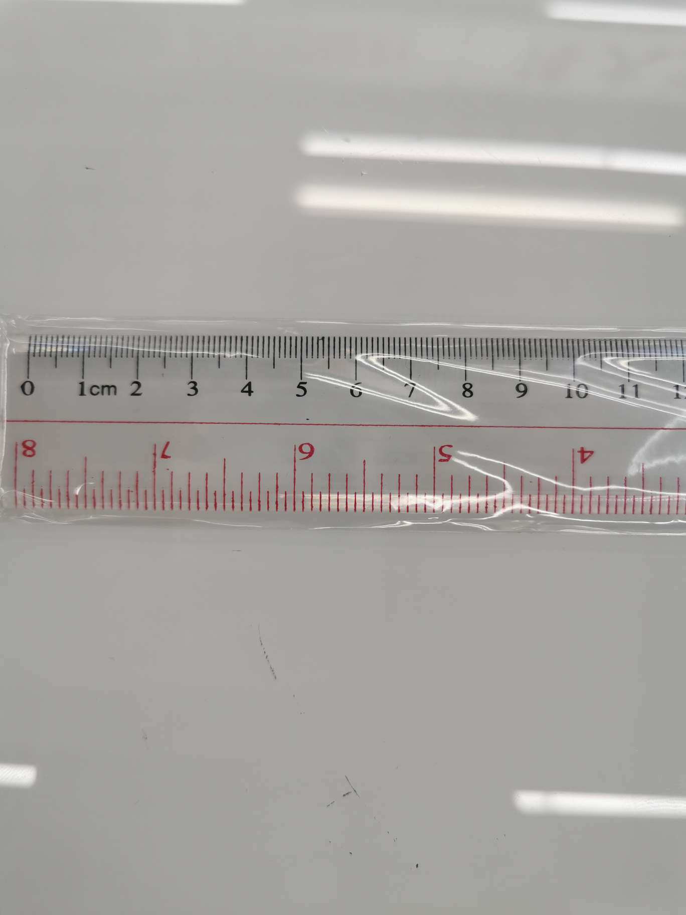 透明20cm直尺细节图