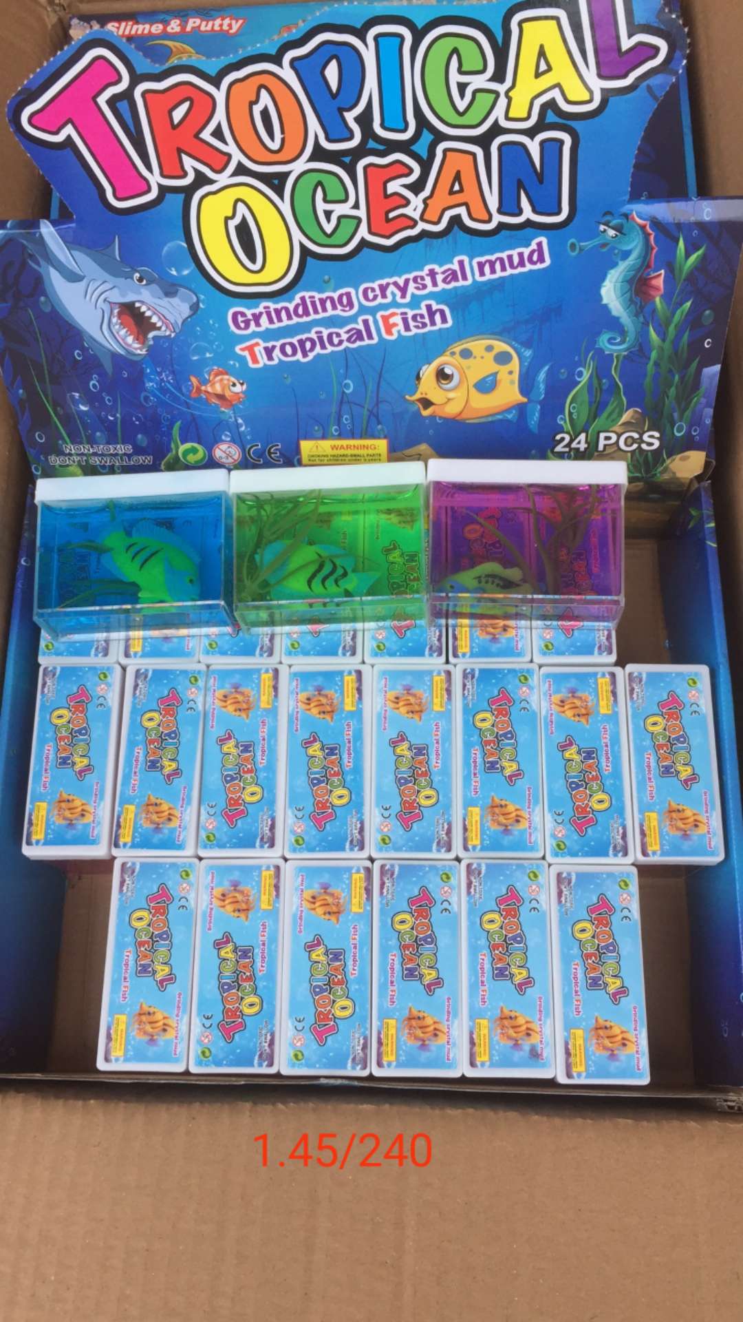 Aquarium crystal mud, bubbling glue