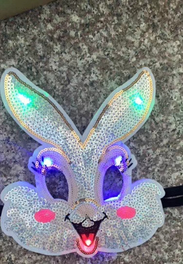 带灯发光小兔，600pcs图