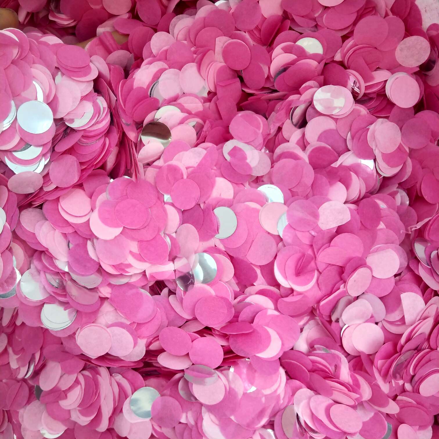 Paper and sequin mixed style matching undefined